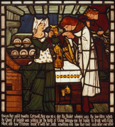 The Love Potion, Intended for Isolde the Fair and King Mark of Cornwall, but Drunk by Tristan and Isolde the Fair, from 